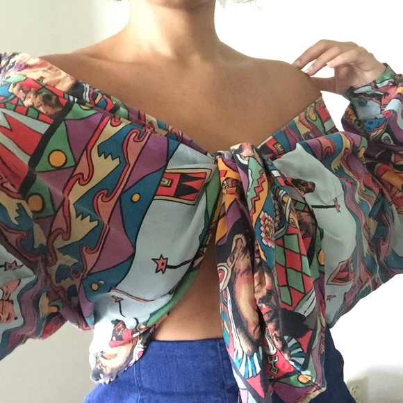 Silk Patterned Mens Shirt - Picture 5 of 5